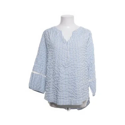 Blus (Blå, Vit) från Simple Wish Viskos
