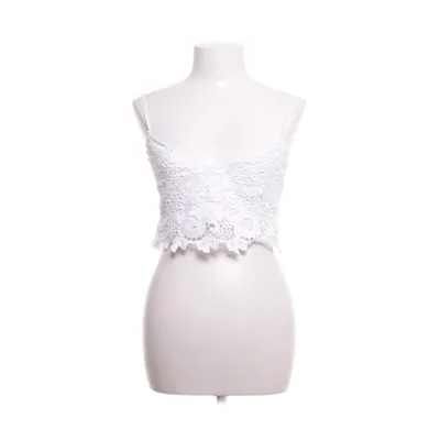 Crop top (Wit) van Stradivarius