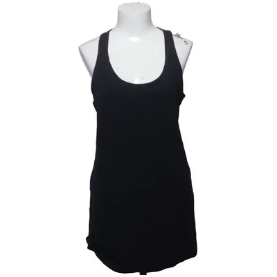 Tanktop (Zwart) van Basic U Katoen, Elastaan