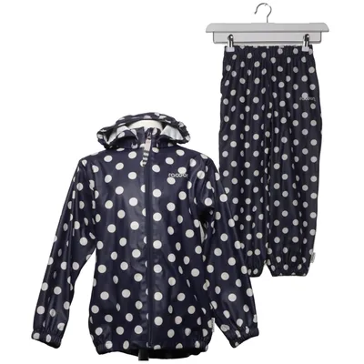 Regnställ (Blå, Vit) från Racoon Polyester, Polyuretan