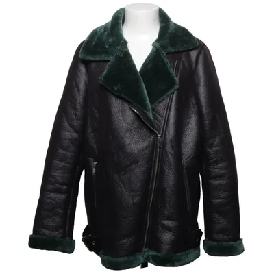 Shearlingjacka (Svart, Grön) från Boohoo Polyester