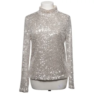 Top (Zilver) van Mrs & Hugs Elastaan, Polyester, Viscose