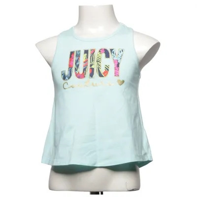 Tank Top (Blue, Multicolored) from Juicy Couture Cotton, Elastane