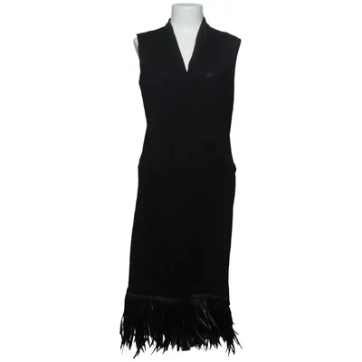Kleid (Schwarz) von Marcel Marongiu Elasthan, Feder, Polyamid, Wolle