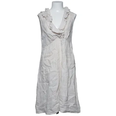 Dress (Beige) from Stockholms Klänningsfabrik Elastane, Linen, Viscose