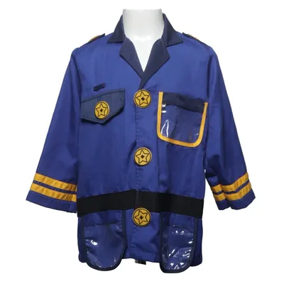 Fancy dress (Police Officer Role Play Costume) from Melissa & Doug Cotton, Polyester