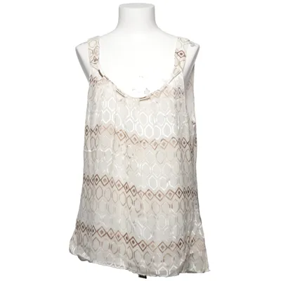 Haut (Beige, Blanc, Marron) de White House Black Market Polyester, Soie, Viscose