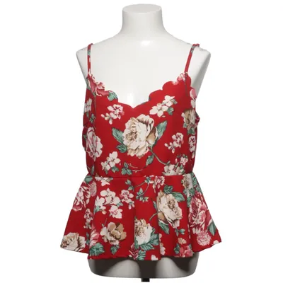 Topp (Röd, Flerfärgad) från Shein Curve Elastan, Polyester