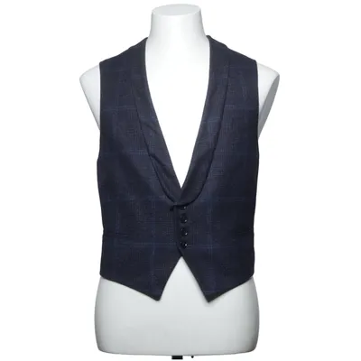 Kostuumgilet (Blauw) van Morris Wol