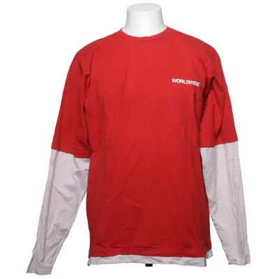Långärmad t-shirt (Röd, Beige) från FSBN Bomull