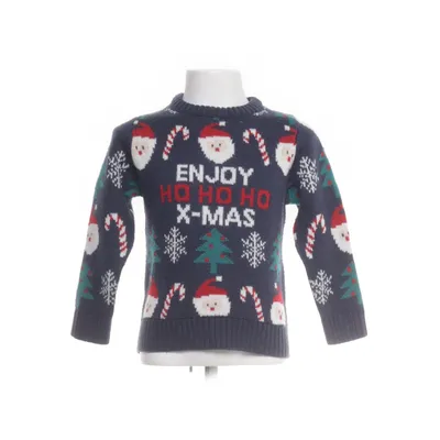 Christmas sweater (Blue, Multicolored) from TQF Collection Acrylic