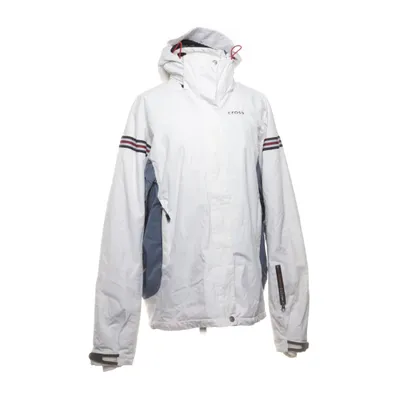 Ski jacket (White, Blue) from Cross Polyamide, Polyester, Polyurethane