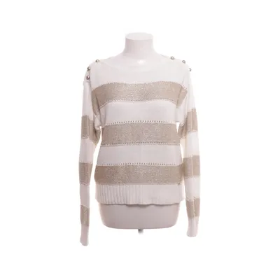 Sweater (White, Gold) from Holly & Whyte by Lindex Cotton, Metallic fiber