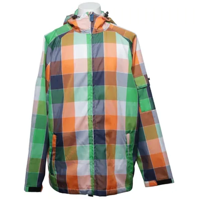 Regnjakke (Orange, Grøn, Blå) fra Analog Polyester