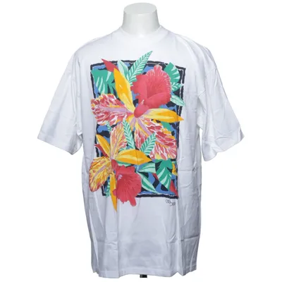 T-shirt (Wit, Meerkleurig) van Jerzees Katoen
