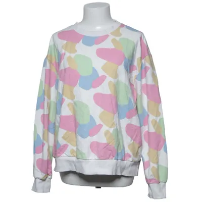 Sweatshirt (Hvid, Flerfarvet) fra Me&i Elastan, Økologisk bomuld