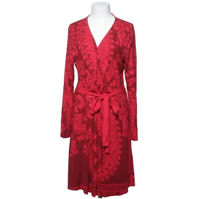 Robe portefeuille (Rouge) de Desigual Élasthane, Viscose