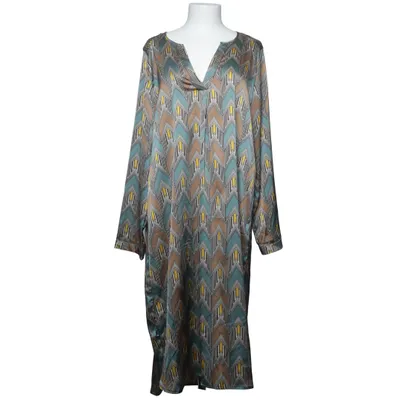 Robe (Marron, Bleu, Jaune) de Lulu Love Polyester