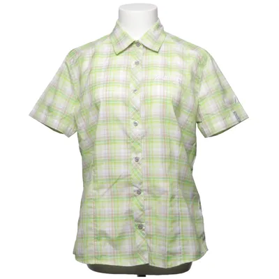Short sleeve shirt (Green, White) from Maier Sports Polyester, Viscose