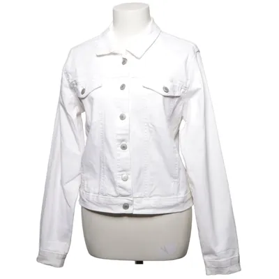 Denim jacket (White) from Division Cotton, Elastane