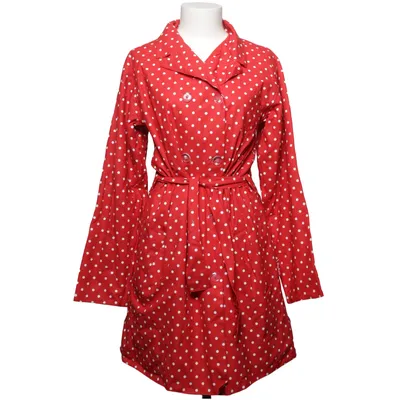 Raincoat (Red, White) from Playshoes Polyester, Polyurethane