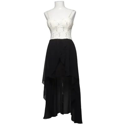 Cocktailkjole (Sort, Hvid) fra Kiah Elastan, Polyamid, Polyester, Viscose