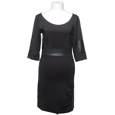 Jurk (Zwart) van Much More Leer, Polyester