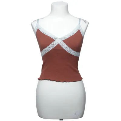 Crop top (Brown) from Urban Outfitters Elastane, Modal, Polyamide