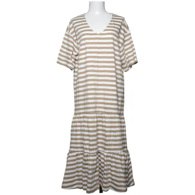 Jurk (Beige, Wit) van Selected Femme Organisch katoen