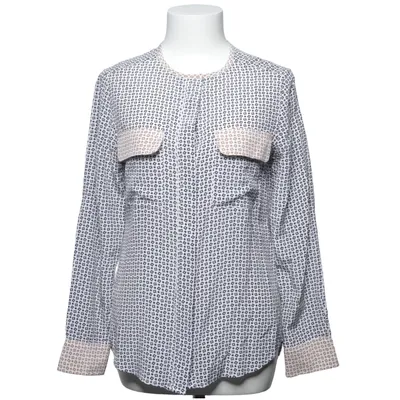 Blouse (Wit, Zwart) van Equipment Femme Zijde