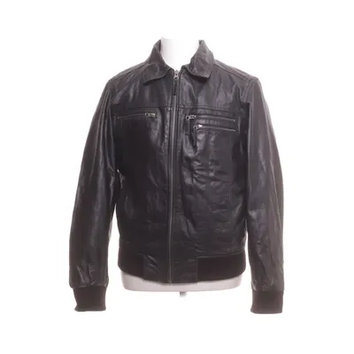 Leather jacket (Black) from Oakwood