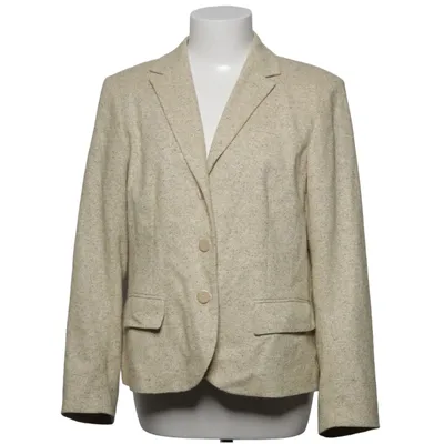 Blazer (Beige) van Prêt à Porter Acetaat, Polyamide, Zijde