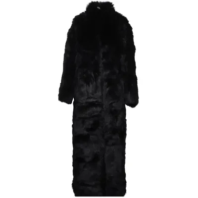 Winterjas (Zwart) van Khy Acryl, Elastaan, Polyester