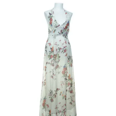 Halterneckklänning (Vit, Flerfärgad) från Shikha London Polyester