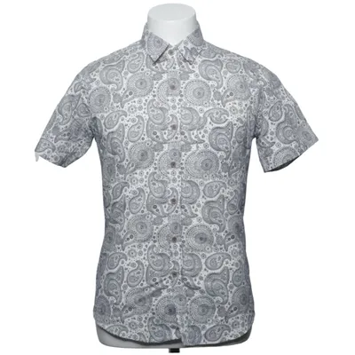 Short sleeve shirt (White, Black) from WOOF Republic Cotton