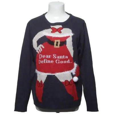 Pull de Noël (Noir, Rouge, Blanc) de VRS Woman Acrylique