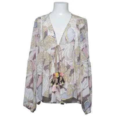 Blus (Beige, Flerfärgad) från V. Code Polyester