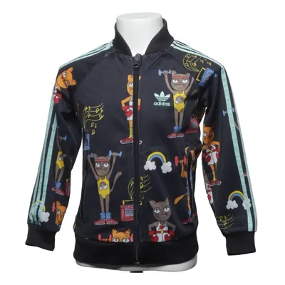 Bomber jacket (Black, Multicolored) from Adidas Mini Rodini Recycled polyester