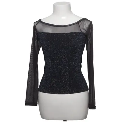 Haut (Noir, Bleu, Argent) de Lucy Paris Acétate, Élasthane, Fibre métallique