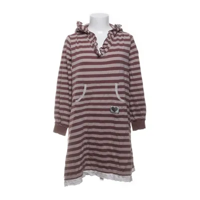 Hood dress (Brown, Beige) from Blooming Cotton, Elastane