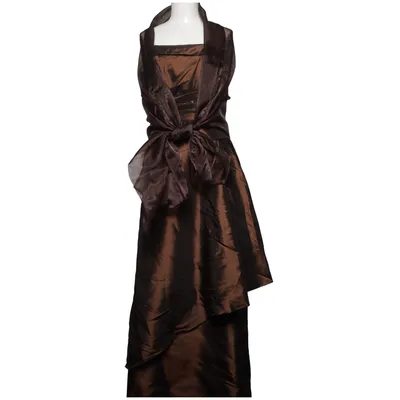 Robe de soirée (Marron) de Nixa Polyester