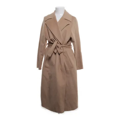 Frakke (Beige) fra Zara Polyester, Uld
