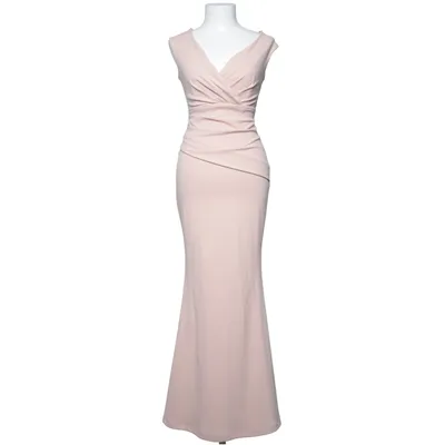 Evening gown (Pink) from Goddiva Elastane, Polyester
