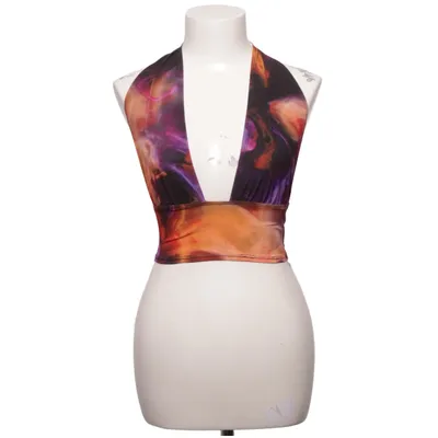Halter neck top (Purple, Orange, Black) from NLY One Elastane, Polyester