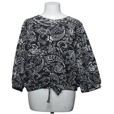 Blouse (Zwart, Wit) van Today Elastaan, Polyester