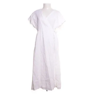 Wickelkleid (Weiß) von Oysho Leinen