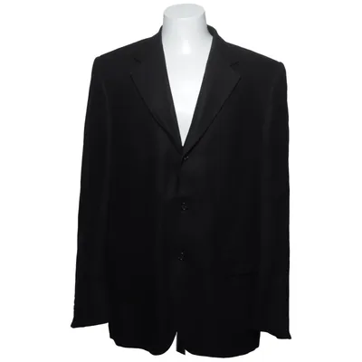 Blazer (Black) from Nino Danieli Cupro, Linen, Viscose