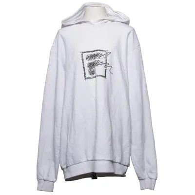 Hoodie (White) from Fila Cotton, Polyester