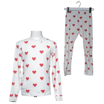 Pyjamas (Vit, Röd) från Petit Bateau Bomull