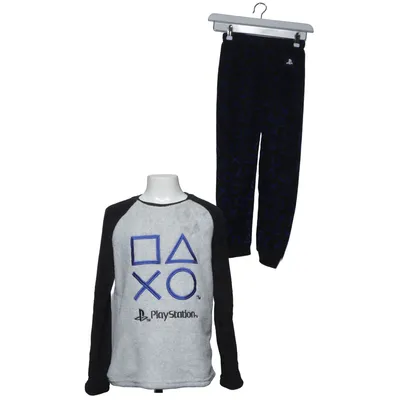 Pyjama (Zwart, Grijs, Blauw) van Playstation Polyester
